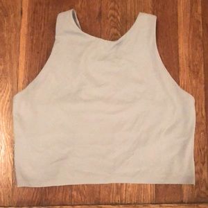 Athleta size Medium Grey Conscious Crop